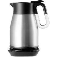 Gastroback Design Advanced Thermo, 1,7 l, 2200 W, Schwarz, Edelstahl, Edelstahl, Regelbare Temperatur, Wasserstandsanzeige