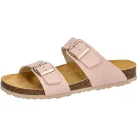 Lico Pantolette Mera Bioline verstellbar mit Leder-Decksohle und Kork-Fußbett Größe 39