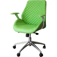 LÜLLMANN Bürodrehstuhl Designer Drehstuhl Chefsessel Pantera grün Racer Car Seat 212626