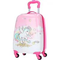 TheTrueC Kinder Koffer Trolley - Einhorn : Einhorn Farbe vom Hersteller: Einhorn
