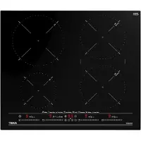 Teka ITC 64630 BK MST, Schwarz, Integriert, 60 cm, Zonen-Induktionskochfeld, 4 Zone(n), 4 Zone(n)