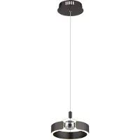Globo Lighting Hängeleuchte Metall bronzefarben gebürstet, LED