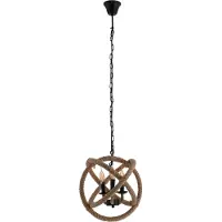 Näve - Pendelleuchte, Hemp, d:43cm; Gesamthöhe 150cm, Deckenplatte 12cm; 7065811