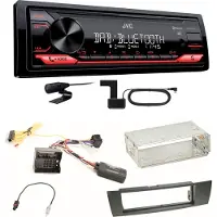 JVC KD-X272DBT Digitalradio USB MP3 FLAC Einbauset für BMW E87 E81 E82 X1 E84