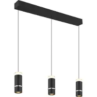 Globo Lighting Hängeleuchte Metall schwarz matt, LED