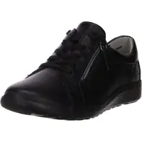 Waldlaufer Schnürhalbschuhe in schwarz, Gr. 4.5