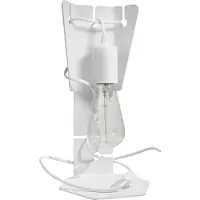 Sollux Tischleuchte ARBY weiß 1xE27 15W Stahl 31x15x15cm