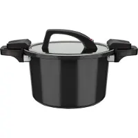 GSW Energiespartopf Gourmet Nero 24cm, 6 Ltr.