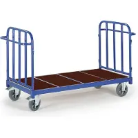 ROLLCART Doppelstirnwandwagen, 1600 x 880 mm, Tragkraft 1.200 kg