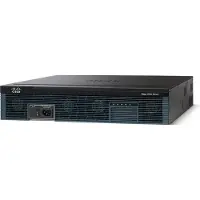 Cisco 2921, Ethernet-WAN, Gigabit Ethernet, Schwarz