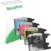 NexoPrint Druckerpatrone kompatibel zu Brother LC-1240 mehrfarbig MFC-J 835 DW MFC-J 825 DW MFC-J 6910 DW MFC-J 6710 DW MFC-J 6510 DW