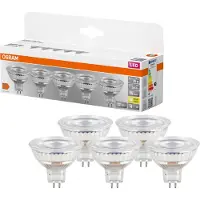 Osram LED-Lampe MR16, 5 Stück, GU5,3, 3,8 W, 345 lm, 2700 K