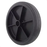 WAGNER System WAGNER Vollscheibenrad - Durchmesser Ø 175 x 35 mm, Achsloch Ø 20 mm, Kunststoff schwarz/grau, Tragkraft 80 kg - 03817501