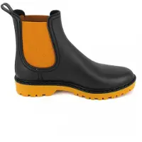 Verbenas Gummistiefel Schwarz in Gr. 36