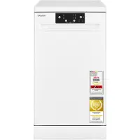 Exquisit Geschirrspüler GSP9109-450D, 9 Maßgedecke, 4 Programme | Eco 10 L, Startzeitvorwahl, LED-Anzeige, Aquastop