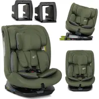 Lorelli Rodeo i-Size Kindersitz 40–150 cm 360° drehbar ISOFIX+Top Tether RWF 40–105 Fahrzeuggurt 100–150 EPS