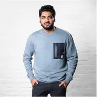 Stier Heavy Crew Sweater duty organic Baumwolle M sedona sage