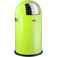 Wesco Abfallsammler PUSHBOY JUNIOR 175531-20 in LIMEGREEN mit 22 Liter Volumen / Abfalleimer / Mülleimer