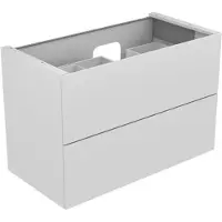 Keuco Waschtischunterbau PLANNING EDITION 11 1050 x 700 x 535 mm, Siphonausschnitt rechts mit LED-Innenbeleuchtung Eiche Hell