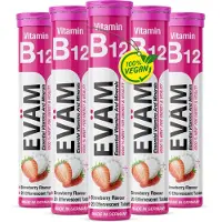 EVÄM Vitamin B12 Brausetabletten - 5er Pack 100 St