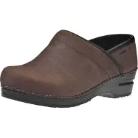 Sanita Original-Prof. Textured Oil Clog Antique Brown Gr.41