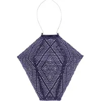 Lumiz Gartenbeleuchtung - Außenleuchten - Ikat Diamant - Solarlamp - 28cm - Dunkelviolett