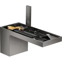 Hansgrohe Einhebel-Waschtischmischer AXOR MYEDITION 70 o Pl m PO AG polished black chrome polished black chrome