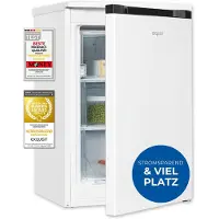 Exquisit Gefrierschrank GS581-051C weiss | Nutzinhalt: 85 L | 4-Sterne-Gefrieren | Türanschlag wechselbar | Standgerät