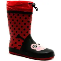 Regatta Mudplay Kinder Gummistiefel Marienkäfer 28