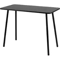 Paper Flow PAPERFLOW easyHome HOPM Schreibtisch schwarz rechteckig, 4-Fuß-Gestell schwarz 100,0 x 50,0 cm