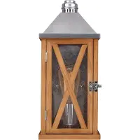 Elstead Lighting Lumiere Outdoor Wandleuchte Eiche Feiss FE-LUMIERE-S2OAK