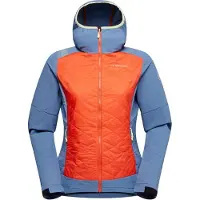 La Sportiva Kap Hybrid Hoody W, Style M39, Farbe 322644 Cherry Tomato/Moonlight, Größe M,