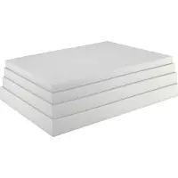 Sunnypillow Schaumstoffplatte Schaumstoff Zuschnitt 90 x 200 x 13 cm RG 35/43 Topper Matratzen in vielen Größen zur Auswahl