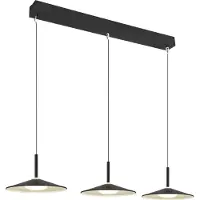 Globo Hängeleuchte Metall schwarz matt, LED