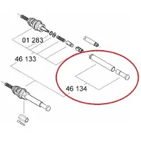 GROHE Chiara Umstellknopf für Einhand-Wannenbatterie chrom - 46134000