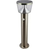 LINDBY LED-Solar-Sockelleuchte Antje, Bewegungsmelder, IP44