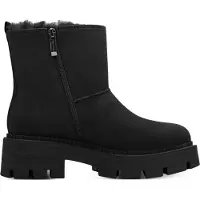 Tamaris Damen Stiefelette Warmfutter Reißverschluss derbe Profilsohle 1-26439-43, Größe:39 EU, Farbe:Schwarz