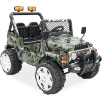 HECHT 56187 Kinder Elektroauto mit Fernbedienung | 6,8 km/h | 2 x 45 W | bis 30 kg | USB AUX Radio