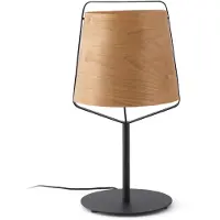 Faro 29846, Schwarz, Stahl, Holz, Schlafzimmer, IP20, II, E27