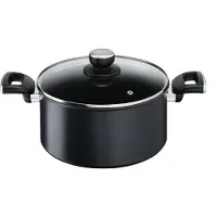 Tefal G2554672, 5,2 l, Rund, Schwarz, Aluminium, Titan, Schwarz