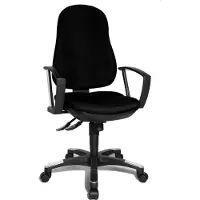 Topstar TRENDY SY - Home Office Bürostuhl Schwarz Stoff