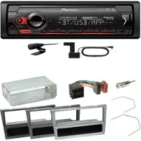 Pioneer MVH-S420DAB Bluetooth Einbauset für Opel Vectra C Signum Corsa Combo