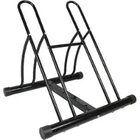Baumarktplus Fahrradständer für 2 Fahrräder DUO Räder Fahrrad Ständer Rad schwarz Twin