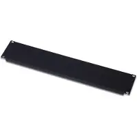 Digitus Blindabdeckung für 482,6 mm (19") Netzwerk- und Serverschränke, Schwarz