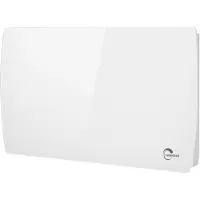 Sannover Elektrischer Wandheizkörper aus Glas Sorimo NF 1500 W Weiß