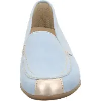 Gabor Damen Slipper Sportlich Gummisohle Blau