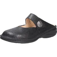 Finn Comfort Canaro Pantolette, Damen, Schwarz, Leder, bequem - Marken , Schwarz, leder (orione)