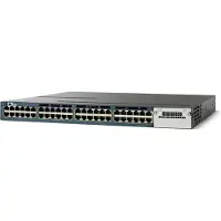 Cisco WS-C3560X-48P-E, Managed, L3, Gigabit Ethernet (10/100/1000), Power over Ethernet (PoE), Rack-Einbau, 1U