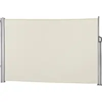 Leco , ausziehbare Seitenmarkise, Aluminium-Stahlrohr-Mix, natur, 160 x 300 cm (H x L)