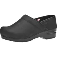 Sanita Original-Prof. Textured Oil Clog Black Gr.48